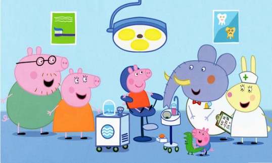 Peppa pig dal dentista